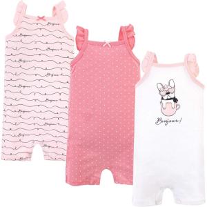 image:imageHudson Baby Unisex Cotton RompersBonjour