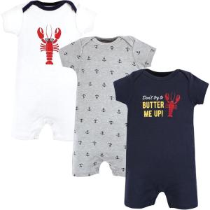 image:imageHudson Baby Unisex Cotton RompersButter Me Up Lobster