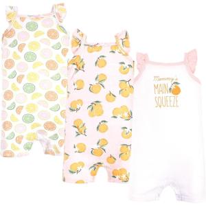 image:imageHudson Baby Unisex Cotton RompersCitrus Orange