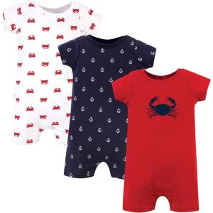 image:imageHudson Baby Unisex Cotton RompersCrab