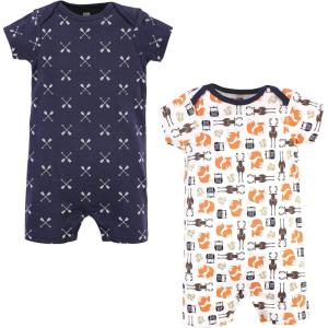 image:imageHudson Baby Unisex Cotton RompersForest