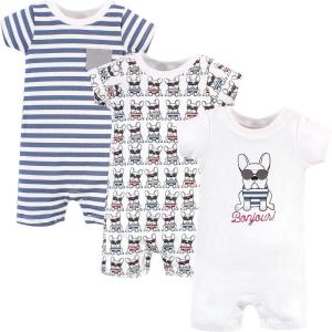 image:imageHudson Baby Unisex Cotton RompersFrench Dog