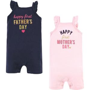 image:imageHudson Baby Unisex Cotton RompersGirl Mothers Fathers Day