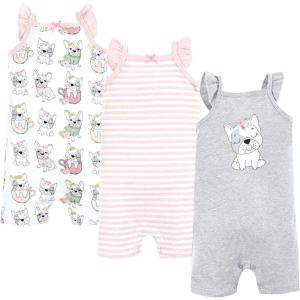 image:imageHudson Baby Unisex Cotton RompersGirl Whimsical Dog