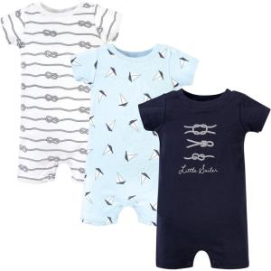 image:imageHudson Baby Unisex Cotton RompersLittle Sailer