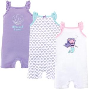 image:imageHudson Baby Unisex Cotton RompersMermaid