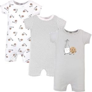 image:imageHudson Baby Unisex Cotton RompersMilk Cookies