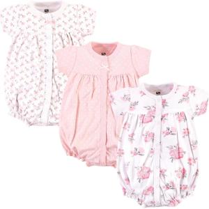 image:imageHudson Baby Unisex Cotton RompersPink Floral