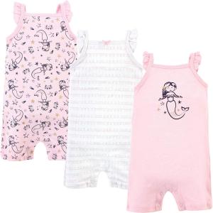 image:imageHudson Baby Unisex Cotton RompersPink Mermaid
