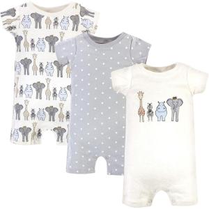 image:imageHudson Baby Unisex Cotton RompersRoyal Safari