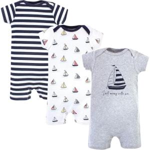 image:imageHudson Baby Unisex Cotton RompersSailboat