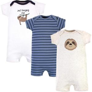 image:imageHudson Baby Unisex Cotton RompersSloth