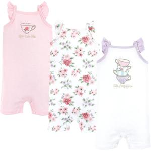image:imageHudson Baby Unisex Cotton RompersTea Party