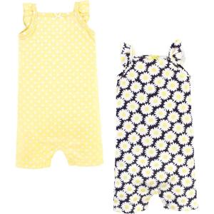 image:imageHudson Baby Unisex Cotton RompersYellow Daisy