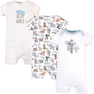 image:imageHudson Baby Unisex Cotton RompersZoo Animals