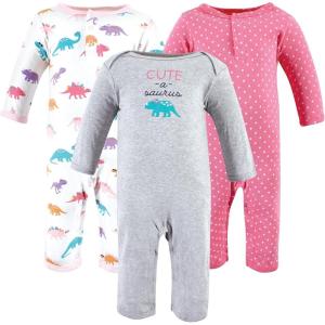image:imageHudson Baby Unisex baby Cotton Coveralls Cuteasaurus 912 Months Cuteasaurus 912 Months US