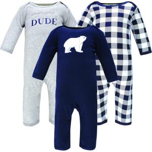 image:imageHudson Baby baby boys Hudson Unisex Cotton Coveralls Polar Bear Rompers Polar Bear 36 Months US