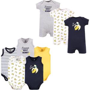 image:imageHudson Baby babygirls Cotton Bodysuits and Rompers 8pieceGo Bananas