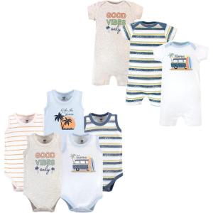 image:imageHudson Baby babygirls Cotton Bodysuits and Rompers 8pieceGone Surfing