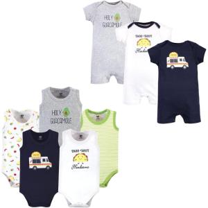 image:imageHudson Baby babygirls Cotton Bodysuits and Rompers 8pieceTaco Truck
