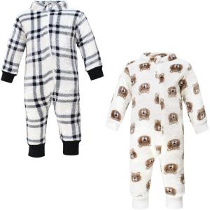 image:imageHudson Baby babygirls Plush JumpsuitsBear