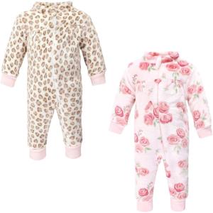image:imageHudson Baby babygirls Plush JumpsuitsBlush Rose