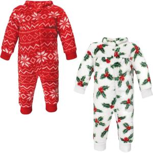 image:imageHudson Baby babygirls Plush JumpsuitsHolly