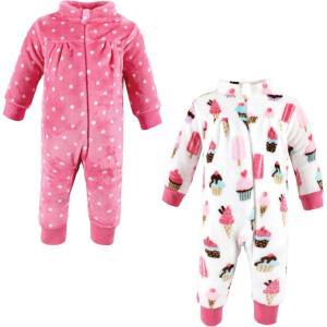 image:imageHudson Baby babygirls Plush JumpsuitsIce Cream
