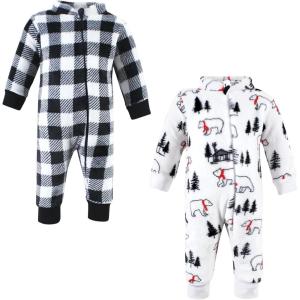 image:imageHudson Baby babygirls Plush JumpsuitsWinter Bear