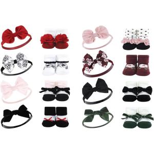 image:imageLuvable Friends Unisex Baby Cotton Bandana BibsBlack Toile Burgundy Floral