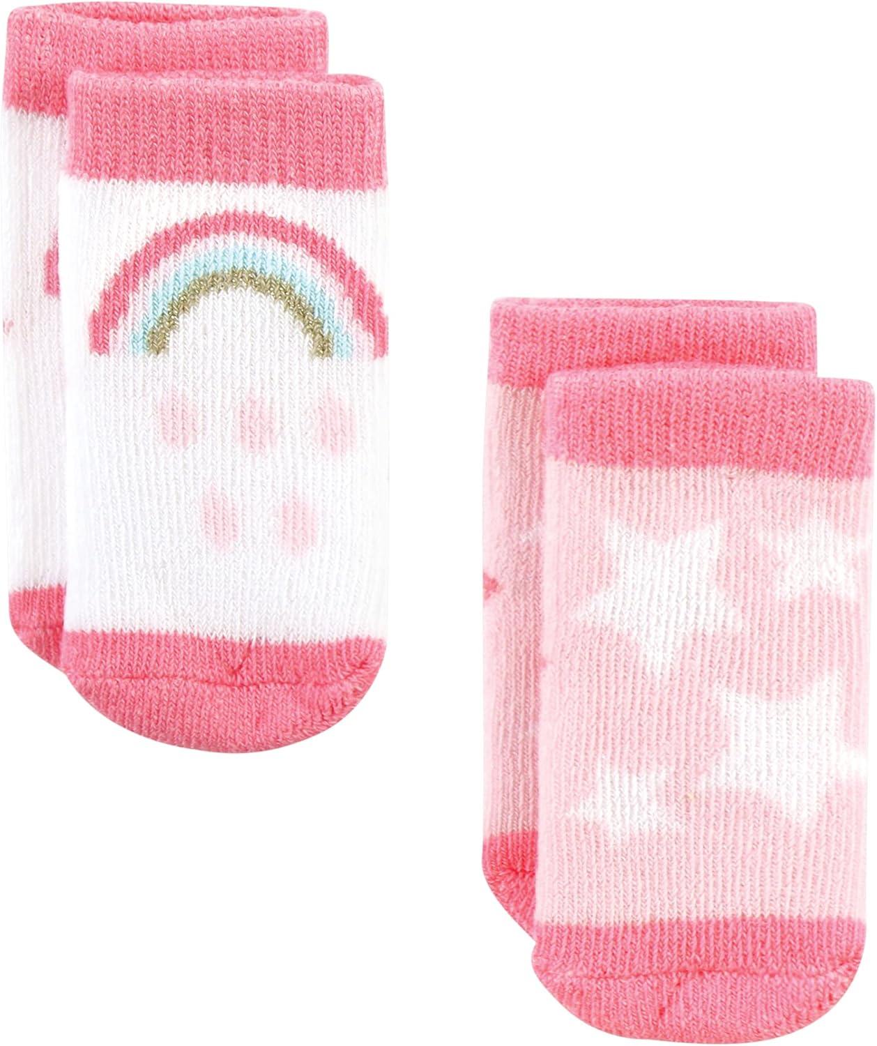 image:imageHudson Baby babygirls Cotton Rich Newborn and Terry SocksMulticolor Unicorn