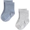 image:imageHudson Baby Infant Boy Cotton Rich Newborn and Terry Socks Blue Gray Basic 612 Months