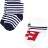 image:imageHudson Baby Infant Boy Cotton Rich Newborn and Terry Socks Sports Rookie 612 Months