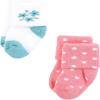 image:imageHudson Baby Infant Girl Cotton Rich Newborn and Terry Socks Coral Pretty Floral 06 Months