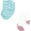 image:imageHudson Baby Infant Girl Cotton Rich Newborn and Terry Socks Girl Confetti Colors 06 Months