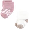 image:imageHudson Baby Infant Girl Cotton Rich Newborn and Terry Socks Girl Confetti Colors 612 Months