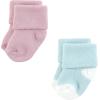 image:imageHudson Baby Infant Girl Cotton Rich Newborn and Terry Socks Girl Soft Asst Colors 06 Months