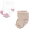 image:imageHudson Baby Infant Girl Cotton Rich Newborn and Terry Socks Girl Soft Asst Colors 06 Months