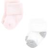 image:imageHudson Baby Infant Girl Cotton Rich Newborn and Terry Socks Girl Soft Asst Colors 612 Months