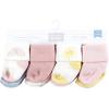 image:imageHudson Baby Infant Girl Cotton Rich Newborn and Terry Socks Pastel Sun And Rainbow 06 Months