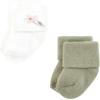 image:imageHudson Baby Infant Girl Cotton Rich Newborn and Terry Socks Pink Dainty Floral 612 Months