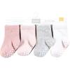 image:imageHudson Baby Infant Girl Cotton Rich Newborn and Terry Socks Pink Gray Basic 612 Months