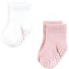 image:imageHudson Baby Infant Girl Cotton Rich Newborn and Terry Socks Pink Gray Basic 612 Months
