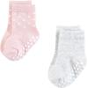 image:imageHudson Baby Infant Girl Cotton Rich Newborn and Terry Socks Soft Dots 1224 Months