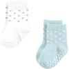 image:imageHudson Baby Infant Girl Cotton Rich Newborn and Terry Socks Soft Dots 612 Months