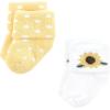 image:imageHudson Baby Infant Girl Cotton Rich Newborn and Terry Socks Sunflower 06 Months