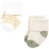 image:imageHudson Baby Infant Girl Cotton Rich Newborn and Terry Socks Sunflower 06 Months