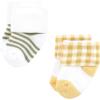image:imageHudson Baby Infant Girl Cotton Rich Newborn and Terry Socks Sunflower 612 Months