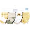 image:imageHudson Baby Infant Girl Cotton Rich Newborn and Terry Socks Sunflower 612 Months