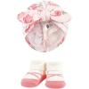 image:imageHudson Baby Infant Girls Turban and Socks Set One SizeBlush Rose Leopard